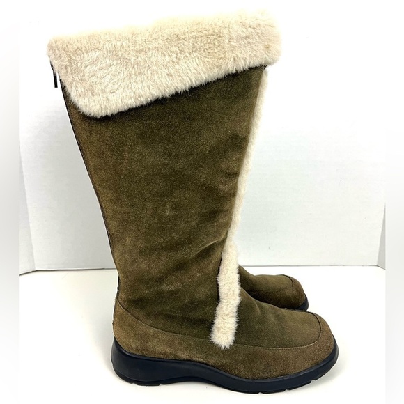 Aerosoles Squished Suede Leather Boots - Size 8 - Picture 6 of 14